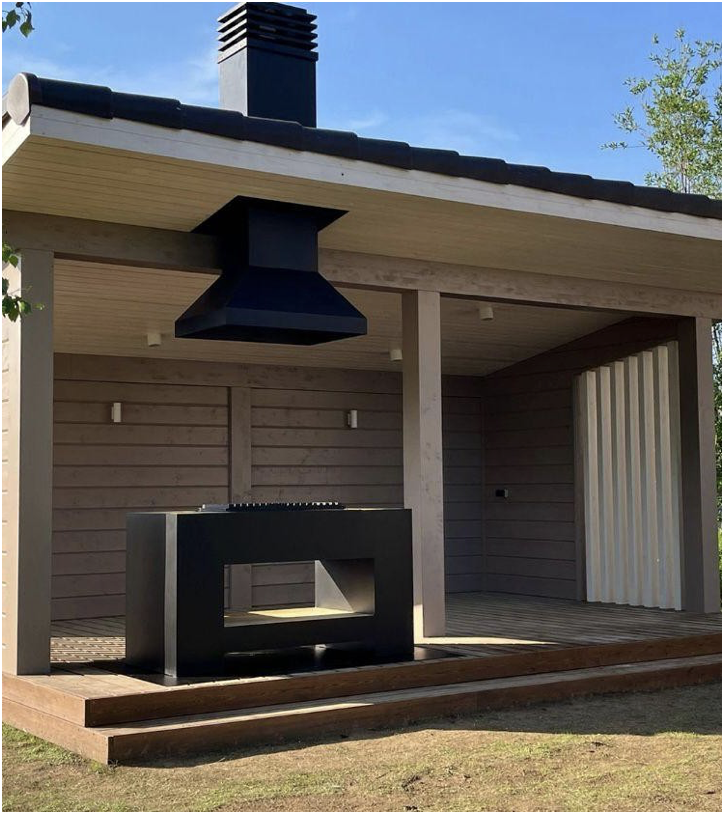 Тумба с жаровней из листового металла 3 мм - купить мангал от МАРТИН МЕТАЛЛ МОНТАЖ