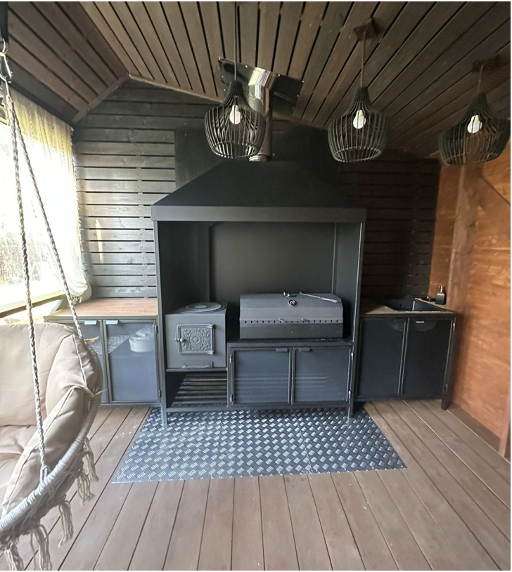 Мангальная зона 1500×600×1950 мм - купить мангал от МАРТИН МЕТАЛЛ МОНТАЖ