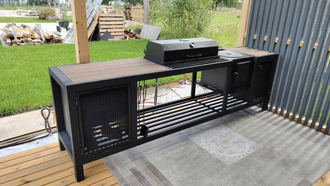 Мангальная зона 2800 мм - купить мангал от МАРТИН МЕТАЛЛ МОНТАЖ